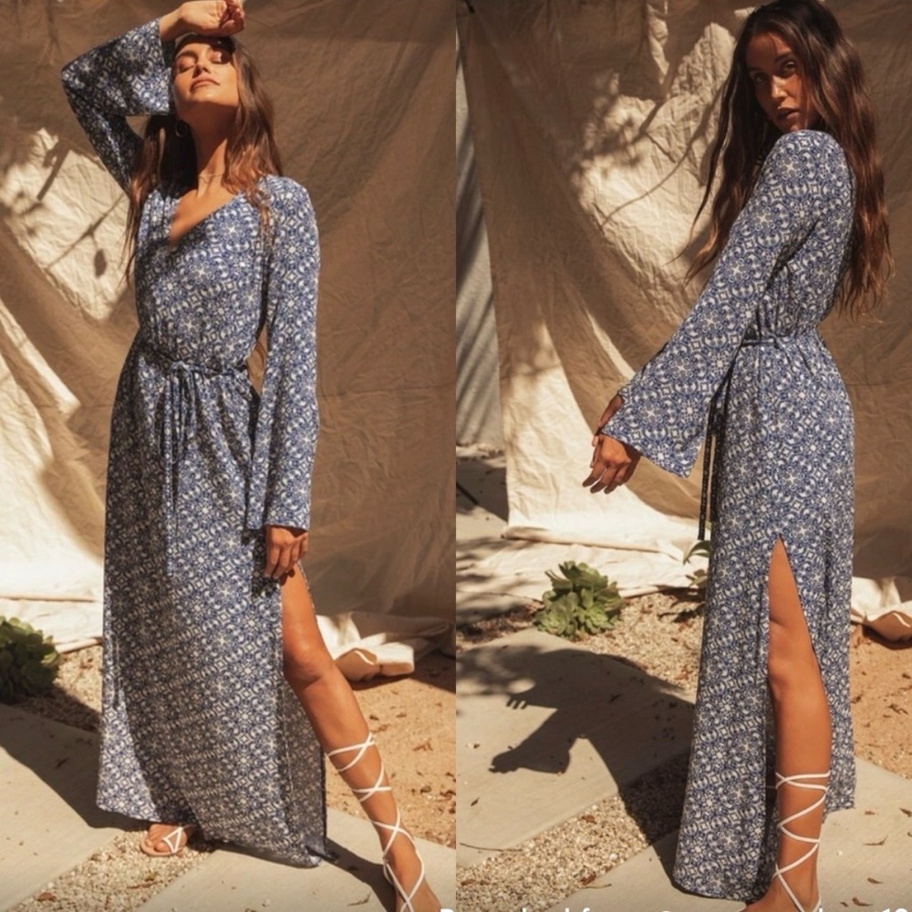 Lulu’s Mandala DayDream Maxi Dress - Size Medium